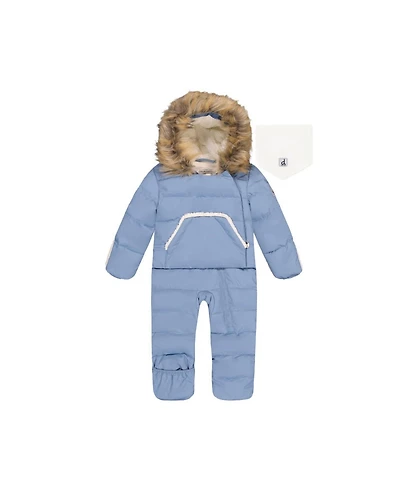 Deux par Baby Boy ( 3M to 24 M ) Snug One Piece Snowsuit Adapted for Car Seats