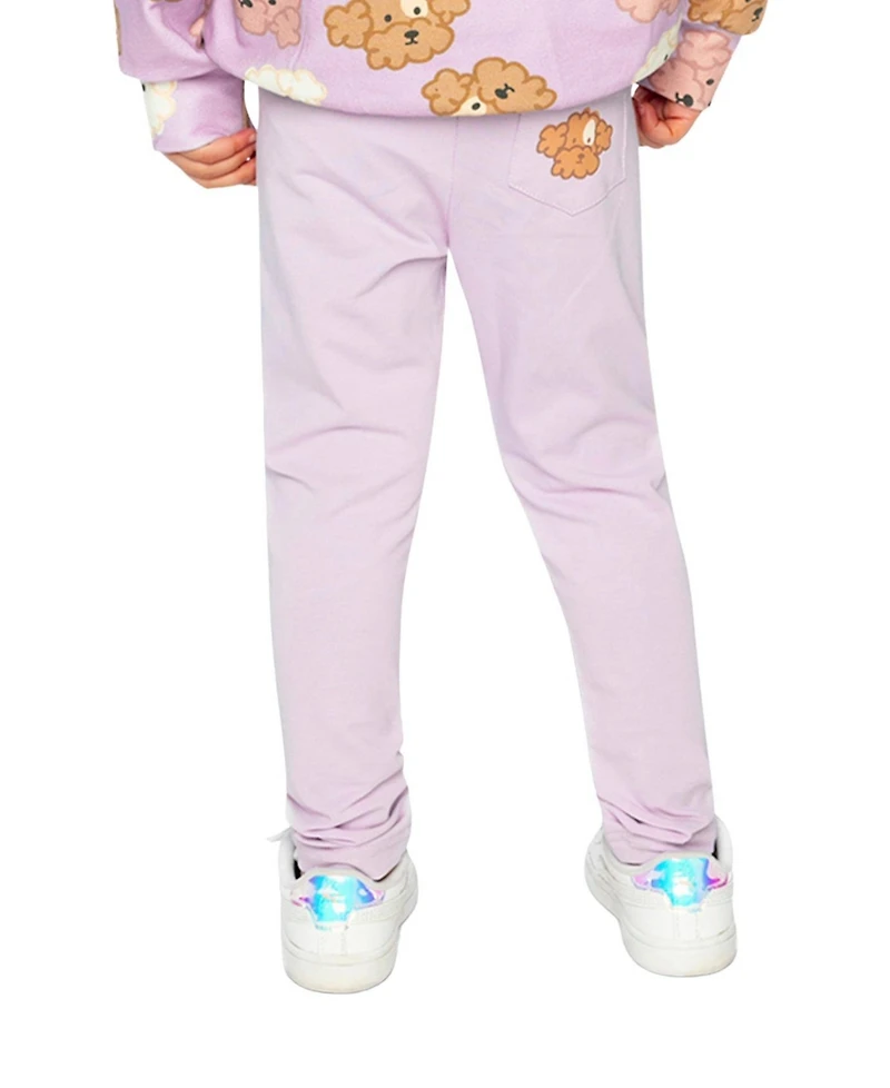 Deux par Little and Big Girl 6Y- 12Y Cotton Leggings Lavender