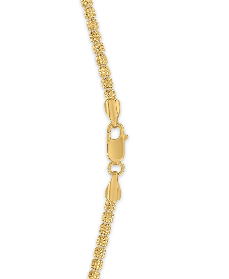 Macy's Ice Chain Necklace in 10k Yellow Gold