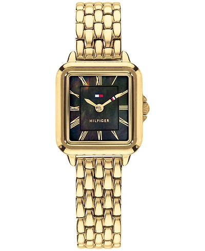 Tommy Hilfiger Women's Quartz Gold-Tone Stainless Steel Bracelet Watch 22.5mm