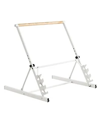 Sevorley Freestanding Ballet Barre, 3 Ft Foldable Portable Dance Stretch Bar, 4-Level Adjustable
