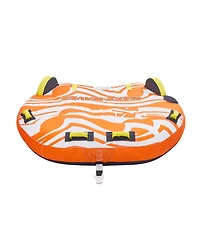 Sevorley Inflatable Towable Tube for Boating, 1-2 Riders Water Sports Tube with Fins, 340 lbs Capacity