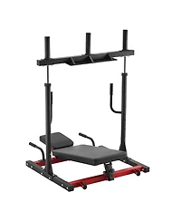 Sevorley Vertical Leg Press Machine, 550 lb Capacity Carbon Steel Lower Body Home Gym