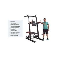 harison Hr-408 Multi-function Power Tower with Bench Home Gym Exercise Equipment