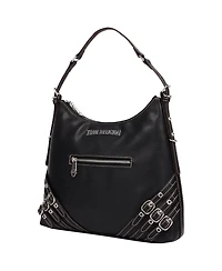 True Religion Women's Triple Straps Large Pu Hobo Bag