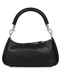 True Religion Women's Moto Shoulder Bag with Lock Pocket Charm – Convertible and Crossbody Purse