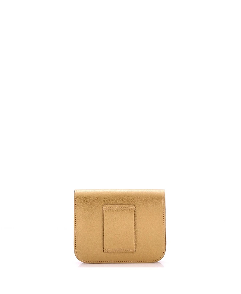 Pre-Owned HERMES Constance Slim Wallet Chevre Chamkilight