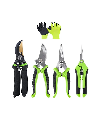 Xdovet Pruning Shears Garden Gloves Steel Hand Tool Kit