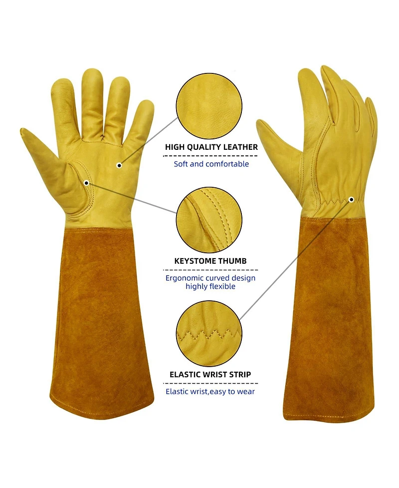 Xdovet Thorn Proof Gardening Gloves Rose Pruning Cactus Handling