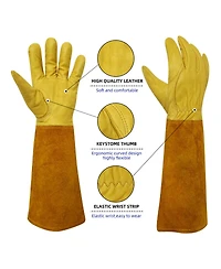 Xdovet Thorn Proof Gardening Gloves Rose Pruning Cactus Handling