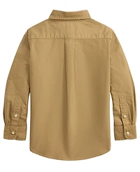 Polo Ralph Lauren Toddler and Little Boys Garment-Dyed Cotton Oxford Shirt