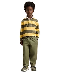 Polo Ralph Lauren Boys' 2T-7 Iconic Long-Sleeve Rugby Shirt