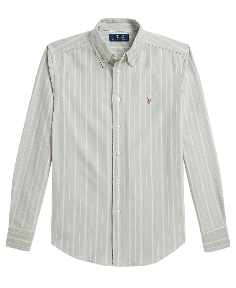 Polo Ralph Lauren Boys' 8-20 Striped Cotton Oxford Shirt