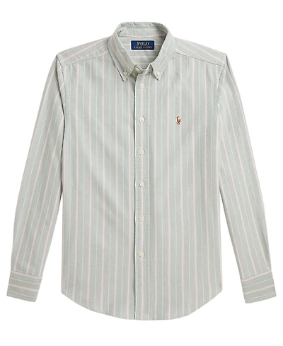 Polo Ralph Lauren Boys' 8-20 Striped Cotton Oxford Shirt