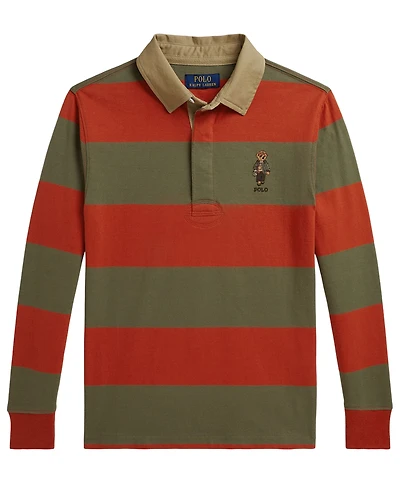 Polo Ralph Lauren Boys' 8-20 Bear Rugby Shirt