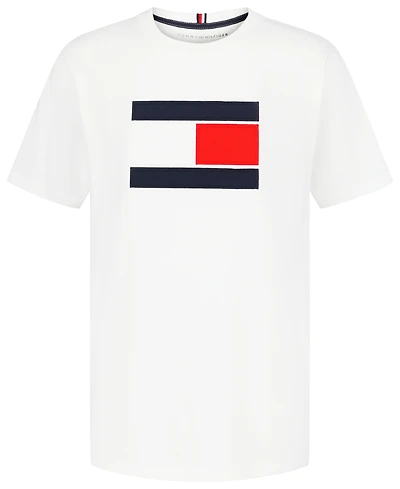 Tommy Hilfiger Boys' 8-20 Flag Applique Short-Sleeve T-Shirt