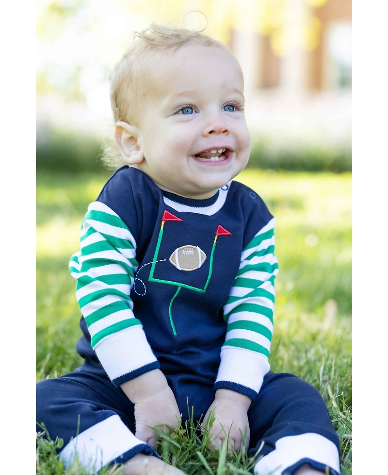 Florence Eiseman Baby Girl ( 3M To 24M ) Knit Longall With Football Field Goal
