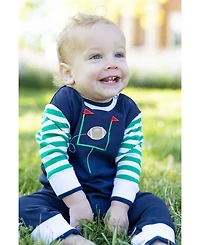 Florence Eiseman Baby Girl ( 3M To 24M ) Knit Longall With Football Field Goal
