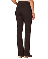 Democracy Petite "Ab"solution Pull-On High-Rise Bootcut Jeans