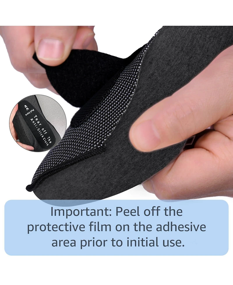 Piscifun Memory Foam Travel Neck Pillow For Airplane Car Home Adjustable Support Washable Portable