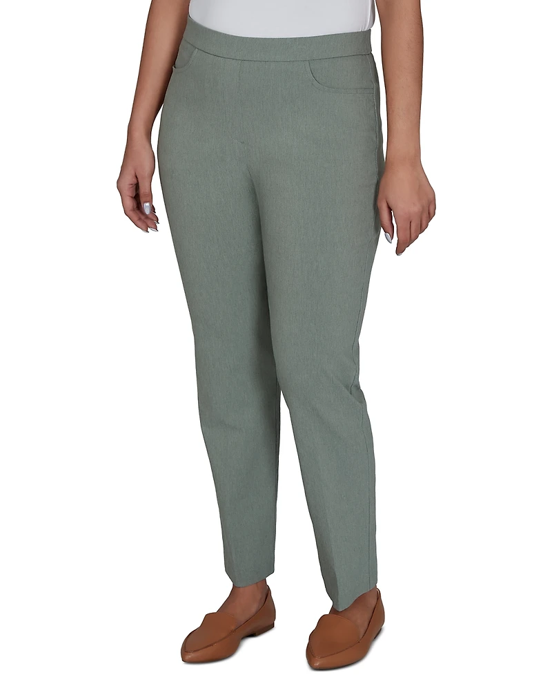 Alfred Dunner Petite Provence Millennium Flat Front Pant