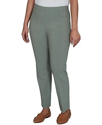 Alfred Dunner Petite Provence Millennium Flat Front Pant