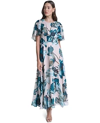 Calvin Klein Women's Crew Neck Midi Dress