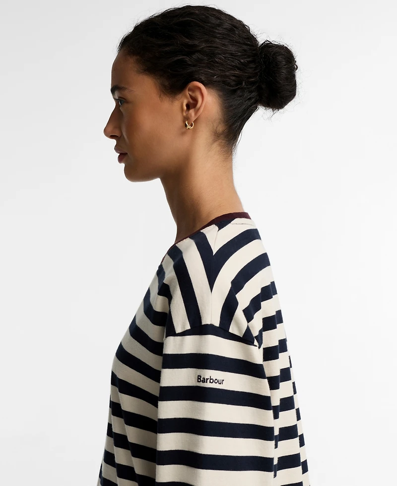 Barbour Women's Woodhouse Striped Long-Sleeve T-Shirt