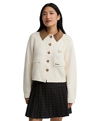 Barbour Women's Alverstone Button-Front Knit Jacket