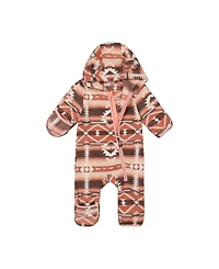 Deux par Deux Baby Girl (3M- 24M) Mid-Season Plush One-Piece Outerwear Aztec