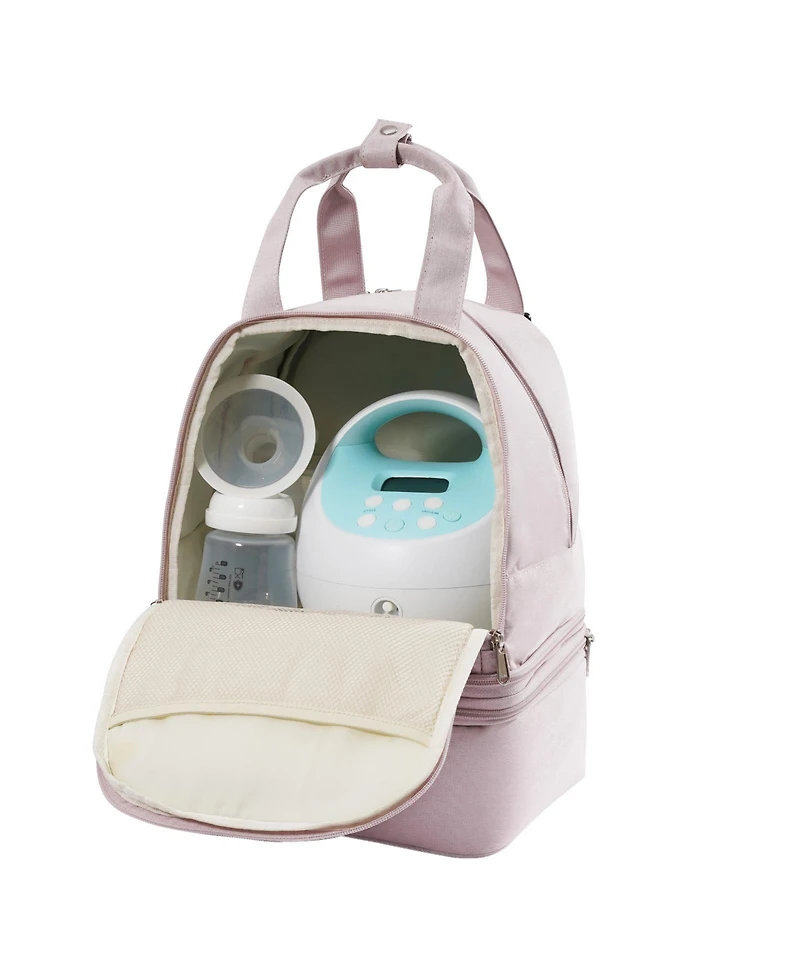Sevorley Insulated Breast Pump Backpack with Ice Packs and Milk Storage