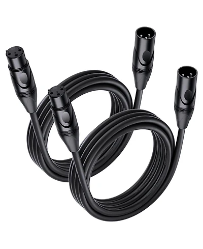 Lofree Balanced Oxygen-Free Copper Xlr Microphone Cables, 2-Piece Set