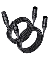 Lofree Balanced Oxygen-Free Copper Xlr Microphone Cables, 2-Piece Set