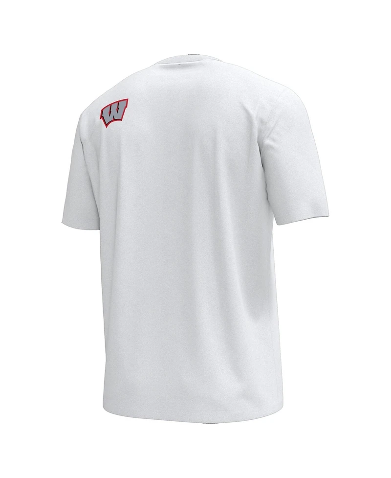Under Armour Men's White Wisconsin Badgers 2026 Lambeau Field Collection Icon T-Shirt
