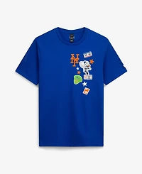 New Era Men's Royal York Mets City Patch T-Shirt