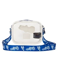 Loungefly Los Angeles Dodgers Clear All Over Logo Crossbody Bag