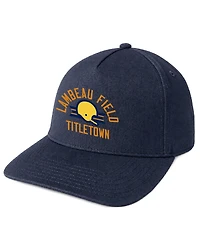 Under Armour Men's and Women's Navy Notre Dame Fighting Irish Shamrock Series Blitzing A-Frame Adjustable Hat