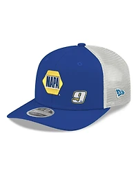 New Era Men's Blue/White Chase Elliott 2026 Napa 9SEVENTY Adjustable Trucker Hat