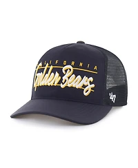 47 Brand Men's and Women's Navy Cal Bears brrr° Condor Mesh Hitch Adjustable Hat