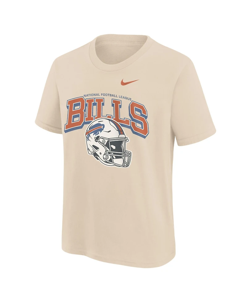 Nike Big Boys and Girls Natural Buffalo Bills Easy Lane T-Shirt