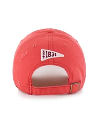 47 Brand Men's and Women's Crimson Alabama Crimson Tide Well-Worn Seymore Clean Up Adjustable Hat