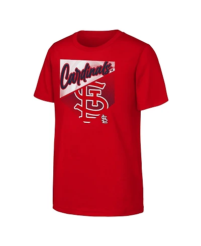 Outerstuff Big Boys and Girls Red St. Louis Cardinals Prime Plate T-Shirt