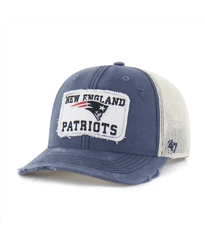 47 Brand Men's Navy New England Patriots Egremont Well-Worn Adjustable Trucker Hat