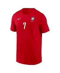 Nike Men's Son Heung-Min Red South Korea National Team Name Number T-Shirt