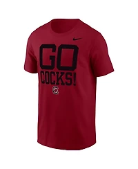 Nike Men's Garnet South Carolina Gamecocks Go Cocks T-Shirt