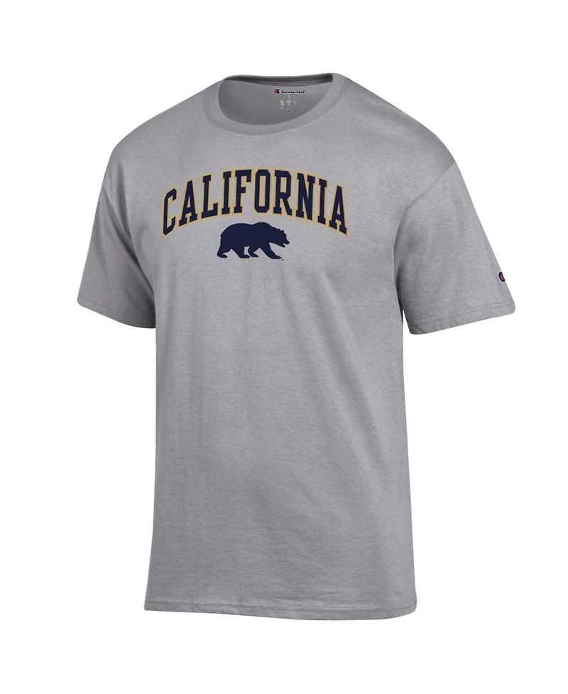 Champion Men's Heather Gray Cal Bears Arched Logo T-Shirt