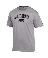 Champion Men's  Heather Gray Cal Bears Arched Logo T-Shirt