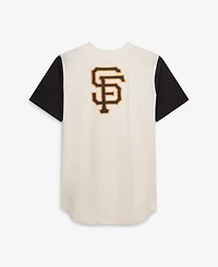 Fanatics Men's Cream San Francisco Giants Big Tall Full-Button Jersey