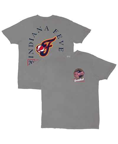 Stadium Essentials Men's and Women's Platinum Indiana Fever Lay Low Vintage Wash Relaxed Fit T-Shirt