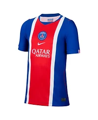 Nike Big Boys and Girls Khvicha Kvaratskhelia Blue Paris Saint-Germain 2026/27 Home Stadium Replica Jersey